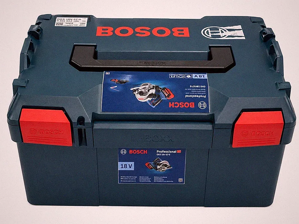 Bosch Akku-Handkreissäge 'Professional GKS 18V-57 G, inkl. 2 x 4,0 Ah Akku