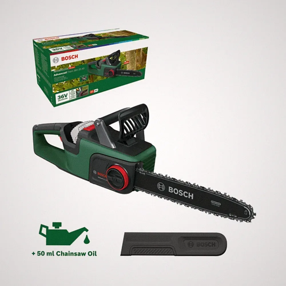 Bosch Akku-Kettensäge AdvancedChain 36V-35-40, Solo, 06008B8601
