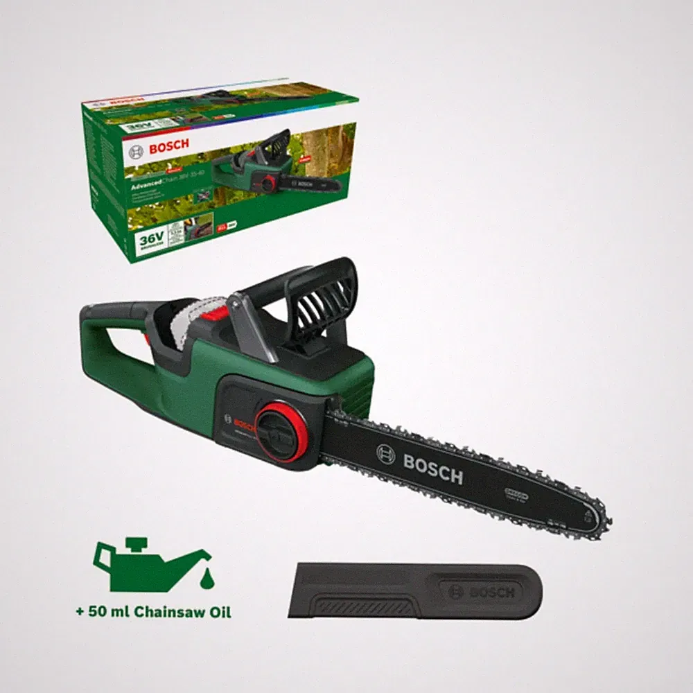 Bosch Akku-Kettensäge AdvancedChain 36V-35-40, Solo, 06008B8601