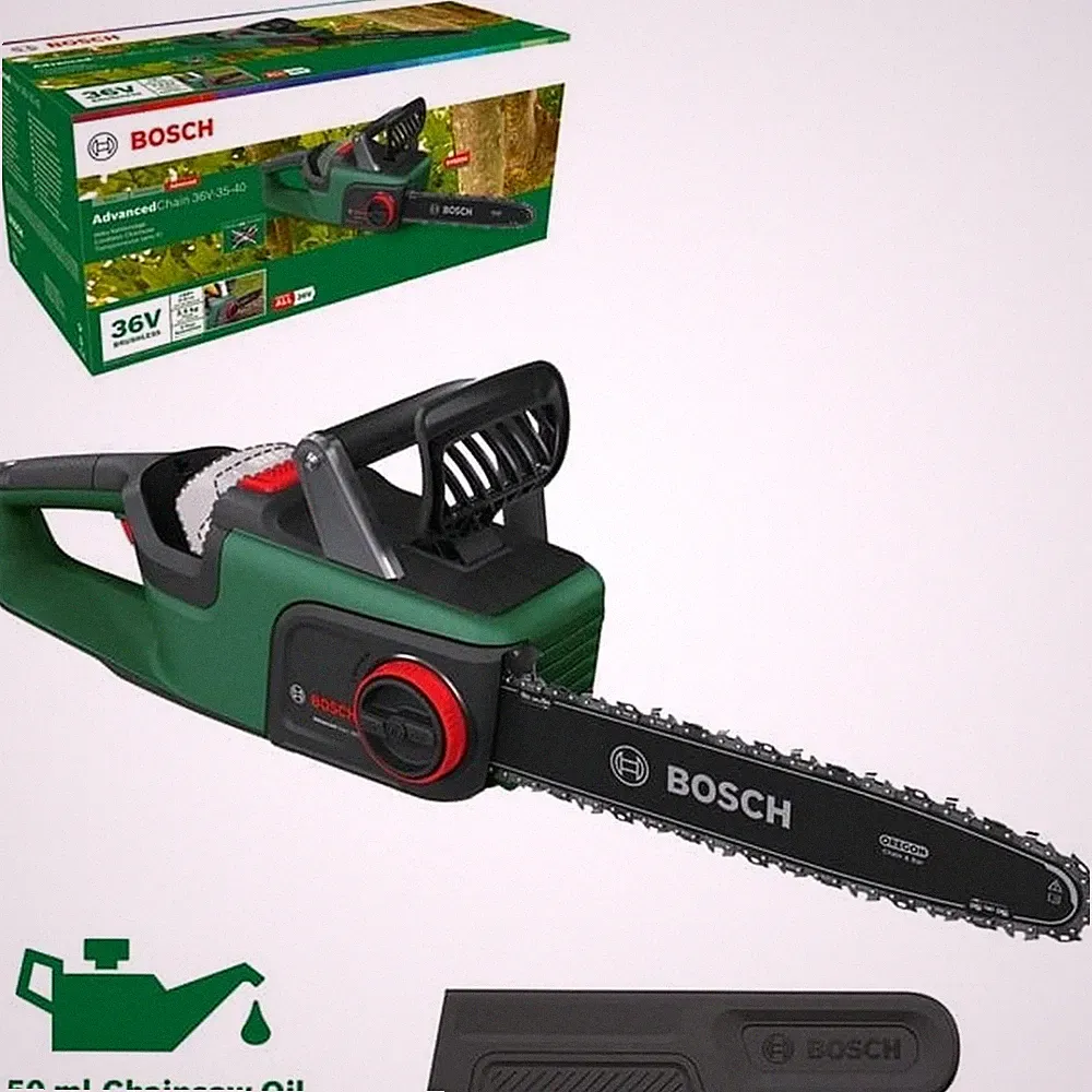 Bosch Akku-Kettensäge AdvancedChain 36V 35-40 Solo, 36Volt (grün/schwarz, ohne