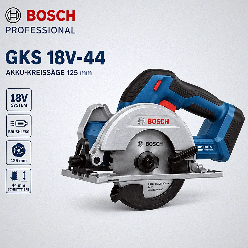 Bosch Professional GKS 18V-44 18V Brushless Akku-Handkreissäge SOLO OVP