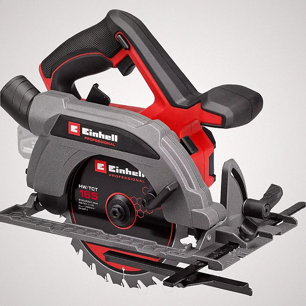 EINHELL Professional Akku-Handkreissäge TP-CS 18/165 Li BL - Solo, 18Volt, rot