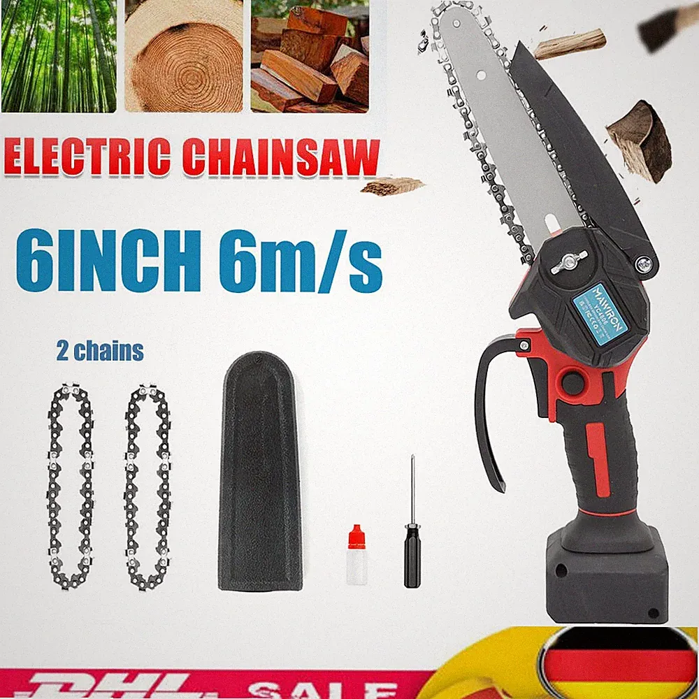 Für 18V Einhell Akku Kettensäge Elektro Motorsäge Handkettensäge Power X-Change