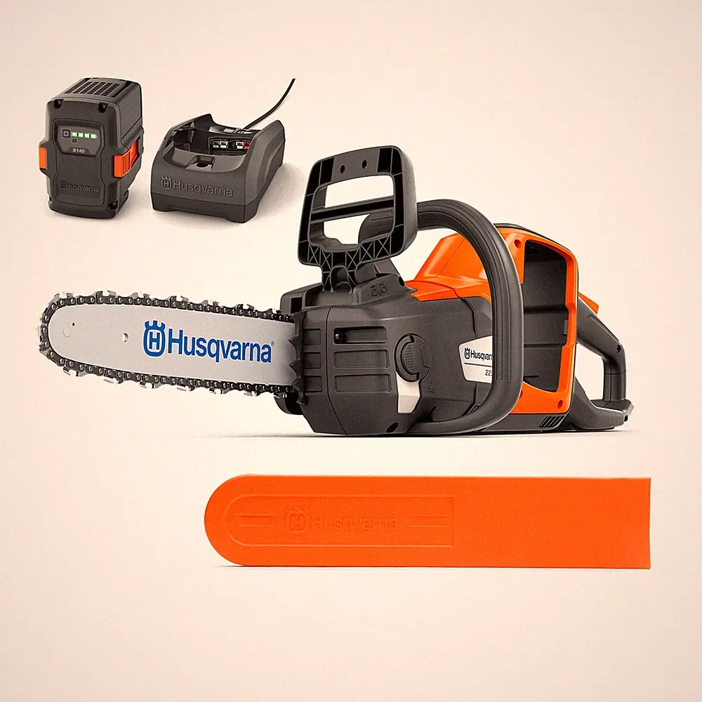 Husqvarna 225i Akku-Kettensäge 36V-Akku und Ladegerät kabellos leise 12″ Schiene